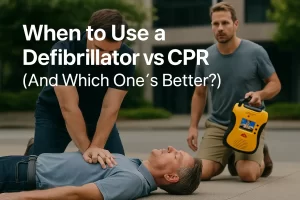 defibrillator vs cpr
